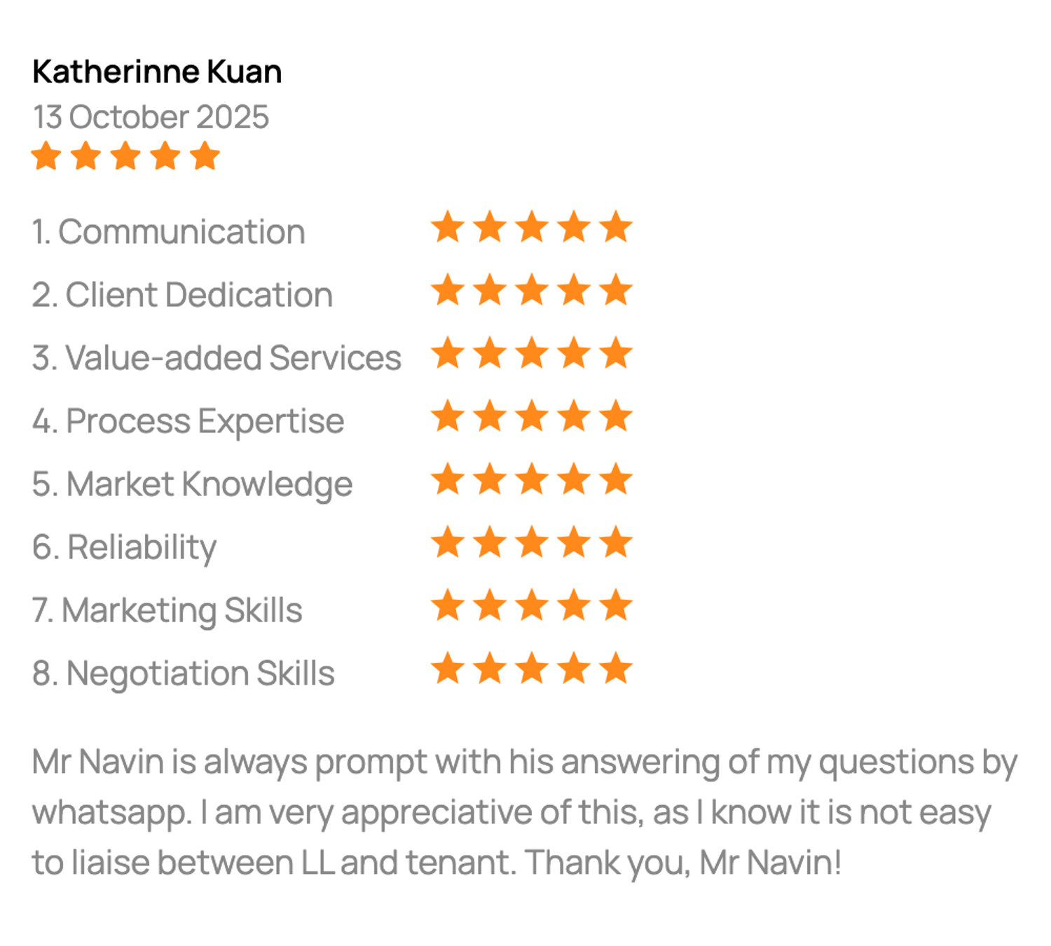 5 Stars Review by Katherinne